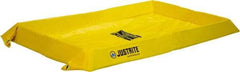 Justrite - 20 Gal Low Wall Berm - 4" High x 2' Wide x 4" Long - Benchmark Tooling