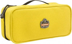 Ergodyne - 1 Pocket Yellow Polyester Tool Bag - 10" Wide x 4-1/2" Deep x 3" High - Benchmark Tooling