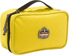 Ergodyne - 1 Pocket Yellow Polyester Tool Bag - 7-1/2" Wide x 4-1/2" Deep x 3" High - Benchmark Tooling