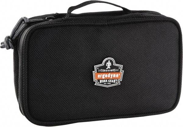 Ergodyne - 1 Pocket Black Polyester Tool Bag - 7-1/2" Wide x 4-1/2" Deep x 3" High - Benchmark Tooling