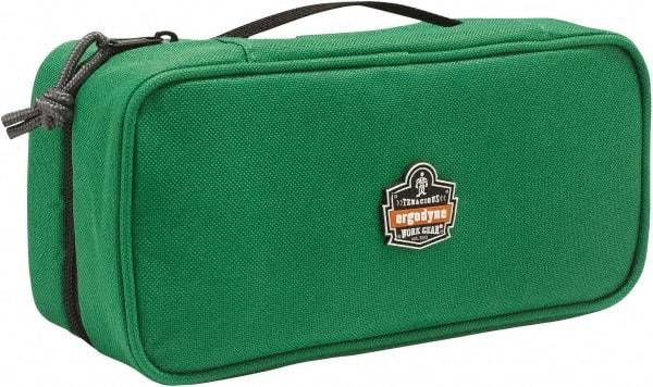 Ergodyne - 1 Pocket Green Polyester Tool Bag - 10" Wide x 4-1/2" Deep x 3" High - Benchmark Tooling