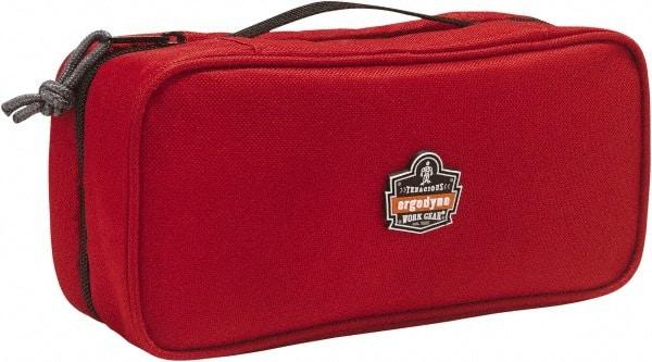 Ergodyne - 1 Pocket Red Polyester Tool Bag - 10" Wide x 4-1/2" Deep x 3" High - Benchmark Tooling