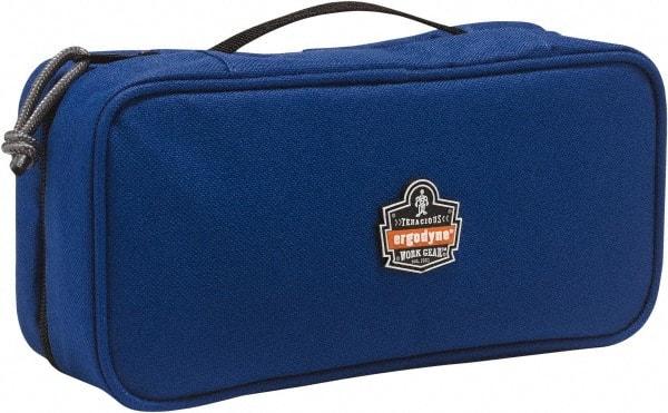 Ergodyne - 1 Pocket Blue Polyester Tool Bag - 10" Wide x 4-1/2" Deep x 3" High - Benchmark Tooling