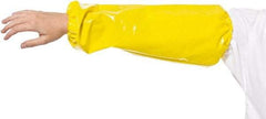 PolyConversions - Size Universal, Yellow Polyolefin Sleeve - 18" Long Sleeve, Elastic Opening at Both Ends - Benchmark Tooling
