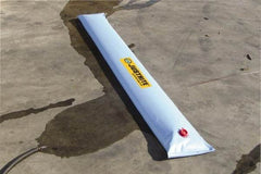 Justrite - 10' Long x 3/4' Wide, PVA Boom/Drain Dam - Light Blue, Use to Stop Contaminated Groundwater From Going Down the Drain - Benchmark Tooling