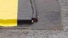 Justrite - 56' Long x 6' Wide, Spill Containment Berm Track Mat - Compatible with Berm - Benchmark Tooling