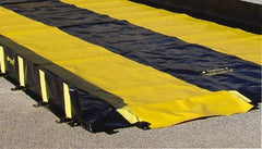 Justrite - 56' Long x 3' Wide, Spill Containment Berm Track Mat - Compatible with Berm - Benchmark Tooling