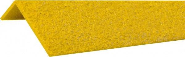 Rust-Oleum - Yellow Solid Color Anti-Slip Vinyl Strip - 2-1/4" Wide x 4' Long x 1" Thick, General Traffic - Benchmark Tooling