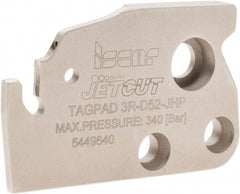 Iscar - Right Hand Cut Indexable Grooving Cartridge - TAG N-A, TAG N-C/W/M, TAG N-J/JS/JT, TAG N-LF, TAG N-MF, TAG N-UT, TAG R/L-C, TAG R/L-J/JS Insert Style - Benchmark Tooling