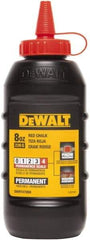 DeWALT - 8 oz Container Chalk Refill - Permanent Red - Benchmark Tooling