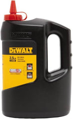 DeWALT - 25 Lb Container Chalk Refill - Red - Benchmark Tooling