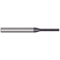 Square End Mill: 5/32'' Dia, 1-1/4'' LOC, 3/16'' Shank Dia, 3'' OAL, 7 Flutes, Solid Carbide Single End, AlTiN Finish, 41 ° Variable Helix, RH Cut, RH Flute