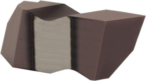 Hertel - ITB3 Grade HC215, Internal/External American Buttress Threading Insert - 8 to 16 TPI Int Pitch, Right Hand Insert, TiAlN Finish, Carbide - Benchmark Tooling