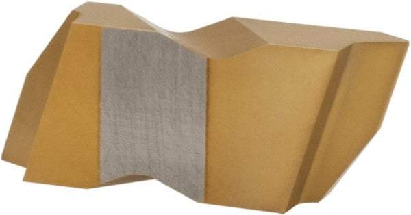 Hertel - IJF3008 Grade HC120, External UNJ Threading Insert - 20 TPI Ext Pitch, Right Hand Insert, TiN Finish, Carbide - Benchmark Tooling