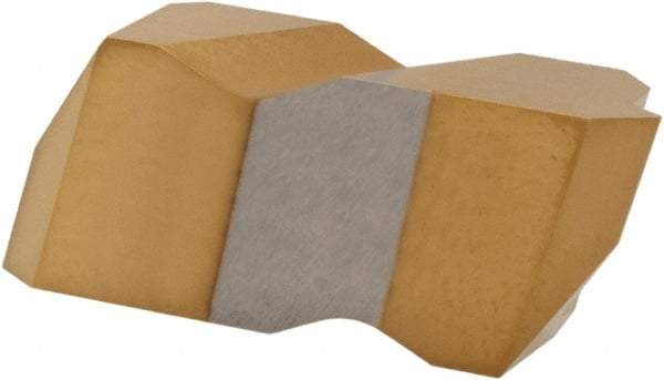 Hertel - ITC3 Grade HC120, Internal UN Threading Insert - 12 TPI Int Pitch, Left Hand Insert, TiN Finish, Carbide - Benchmark Tooling