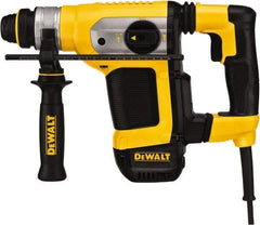 DeWALT - 1-1/8" SDS Chuck Electric Rotary Hammer - 0 to 4,700 BPM, 0 to 820 RPM, Reversible - Benchmark Tooling