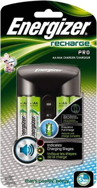 Energizer - 100 to 240 Volt Recharge Pro Charger - NiMH Compatible - Benchmark Tooling