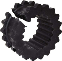 TB Wood's - 8 One Piece Split Flexible Coupling Sleeve - 5-1/16" OD, 2-1/2" OAL, Neoprene, Order 2 Hubs with Same OD & 1 Insert for Complete Coupling - Benchmark Tooling