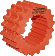 TB Wood's - 10 Two Piece Flexible Coupling Sleeve - 7-1/16" OD, 3-7/16" OAL, Hytrel, Order 2 Hubs with Same OD & 1 Insert for Complete Coupling - Benchmark Tooling