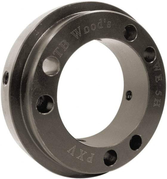 TB Wood's - 2.32" Hub, WE3 Flexible Bushed Coupling Hub - 2.32" OD, 0.88" OAL, Steel, Order 2 Hubs with Same OD & 1 Insert for Complete Coupling - Benchmark Tooling