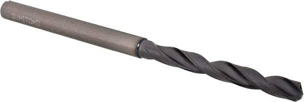 Sumitomo - #3 135° Solid Carbide Jobber Drill - TiAlCr/TiSi Finish, 3.937" OAL - Benchmark Tooling