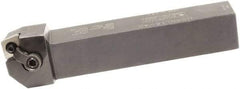 Sumitomo - MCRN, Left Hand Cut, 15° Lead Angle, 1" Shank Height x 1" Shank Width, Positive Rake Indexable Turning Toolholder - 6" OAL, CNMG 432 Insert Compatibility, Series Multi-Option - Benchmark Tooling