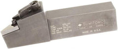 Sumitomo - MVJN, Right Hand Cut, -3° Lead Angle, 1" Shank Height x 1" Shank Width, Negative Rake Indexable Turning Toolholder - 6" OAL, VNMG 332 Insert Compatibility, Series Multi-Option - Benchmark Tooling