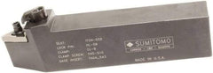 Sumitomo - MTEN, Neutral Cut, 30° Lead Angle, 1" Shank Height x 1" Shank Width, Negative Rake Indexable Turning Toolholder - 6" OAL, TNMG 43 Insert Compatibility, Series Multi-Option - Benchmark Tooling