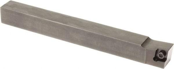 Sumitomo - SCNC, Right Hand Cut, -5° Lead Angle, 3/8" Shank Height x 3/8" Shank Width, Positive Rake Indexable Turning Toolholder - 6" OAL, CCMT 21.51 Insert Compatibility, Series Screw Lock - Benchmark Tooling