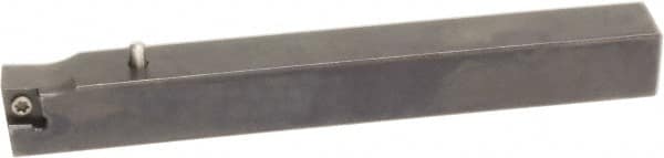 Sumitomo - SCNC, Left Hand Cut, -5° Lead Angle, 3/8" Shank Height x 3/8" Shank Width, Neutral Rake Indexable Turning Toolholder - 4-1/2" OAL, CC.. 32.52 Insert Compatibility, Series Screw Lock - Benchmark Tooling