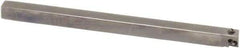 Sumitomo - PCLC, Left Hand Cut, -5° Lead Angle, 1/2" Shank Height x 1/2" Shank Width, Positive Rake Indexable Turning Toolholder - 6" OAL, CCMT 32.52 Insert Compatibility, Series Swiss - Benchmark Tooling