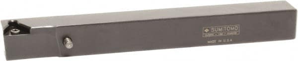 Sumitomo - STAC, Right Hand Cut, -1° Lead Angle, 3/8" Shank Height x 3/8" Shank Width, Positive Rake Indexable Turning Toolholder - 6" OAL, TCMT 21.51 Insert Compatibility, Series Screw Lock - Benchmark Tooling