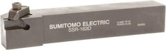 Sumitomo - SS, External, Right Hand, 0.21" Max Depth of Cut, Indexable Grooving Tool Holder - SG 2L Insert Compatibility, 3/4" Shank Height, 3/4" Shank Width, 4-1/2" OAL - Benchmark Tooling