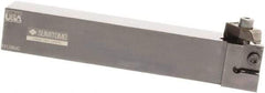 Sumitomo - GWB, External, Left Hand, 5mm Max Depth of Cut, 4.5 to 5.99mm Groove Width, Indexable Grooving Tool Holder - CGA.. Insert Compatibility, 25.4mm Shank Height, 25.4mm Shank Width, 153.39mm OAL - Benchmark Tooling