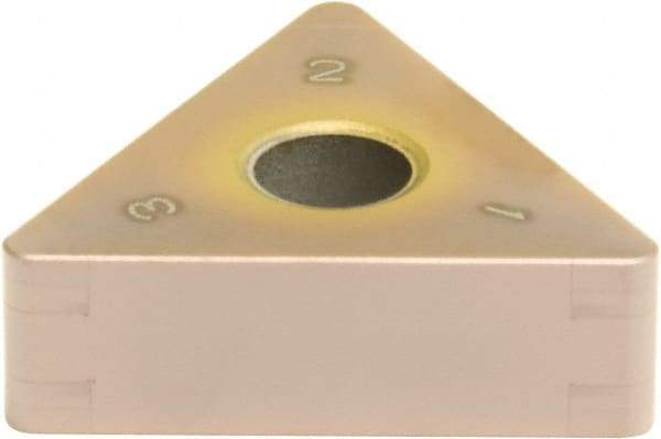 Sumitomo - 6NC-TNGA331 Grade BNC100 PCBN Turning Insert - TiCN Finish, 60° Triangle, 3/8" Inscr Circle, 3/16" Thick, 1/64" Corner Radius - Benchmark Tooling