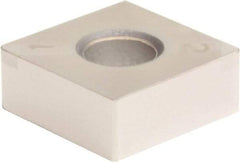 Sumitomo - 2NC-SNGA433 Grade BNC500 PCBN Turning Insert - 90° Square, 1/2" Inscr Circle, 3/16" Thick, 3/64" Corner Radius - Benchmark Tooling