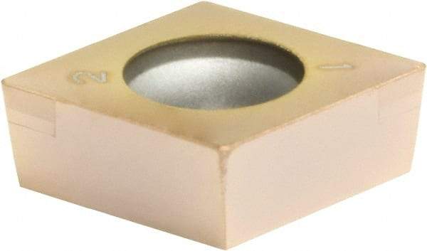 Sumitomo - 2NC-CCGA32.51 W Grade BNC100 PCBN Turning Insert - TiCN Finish, 80° Diamond, 3/8" Inscr Circle, 5/32" Thick, 1/64" Corner Radius - Benchmark Tooling