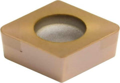 Sumitomo - 2NC-CCGA32.51 Grade BNC160 PCBN Turning Insert - TiN Finish, 80° Diamond, 3/8" Inscr Circle, 5/32" Thick, 1/64" Corner Radius - Benchmark Tooling