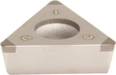Sumitomo - 3NU-TPGA332 Grade BN350 PCBN Turning Insert - Uncoated, 60° Triangle, 3/8" Inscr Circle, 3/16" Thick, 1/32" Corner Radius - Benchmark Tooling