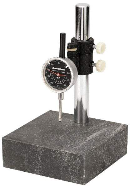 TESA Brown & Sharpe - Indicator and Base Kit - Include Black Face Indicator, Stand - Benchmark Tooling