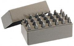 C.H. Hanson - 27 Piece, 3/16" Character Steel Stamp Set - Letters, Heavy Duty - Benchmark Tooling