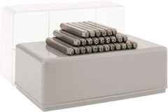 C.H. Hanson - 27 Piece, 3/32" Character Steel Stamp Set - Letters, Heavy Duty - Benchmark Tooling