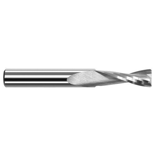 ‎End Mills for Plastics - 2 Flute - 0.5000″ (1/2″) Cutter Diameter × 0.0150″ (1/64″) Radius × 1.5000″ (1-1/2″) Length of Cut Carbide Corner Radius End Mill for Plastic, 2 Flutes - Exact Industrial Supply
