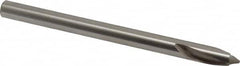 Keo - 3/8" Body Diam, 90°, 5" OAL, High Speed Steel Spotting Drill - Benchmark Tooling