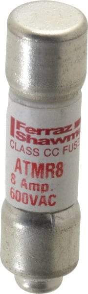 Ferraz Shawmut - 600 VAC/VDC, 8 Amp, Fast-Acting General Purpose Fuse - Clip Mount, 1-1/2" OAL, 100 at DC, 200 at AC kA Rating, 13/32" Diam - Benchmark Tooling