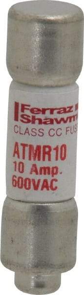 Ferraz Shawmut - 600 VAC/VDC, 10 Amp, Fast-Acting General Purpose Fuse - Clip Mount, 1-1/2" OAL, 100 at DC, 200 at AC kA Rating, 13/32" Diam - Benchmark Tooling