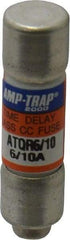 Ferraz Shawmut - 300 VDC, 600 VAC, 0.6 Amp, Time Delay General Purpose Fuse - Clip Mount, 1-1/2" OAL, 100 at DC, 200 at AC kA Rating, 13/32" Diam - Benchmark Tooling