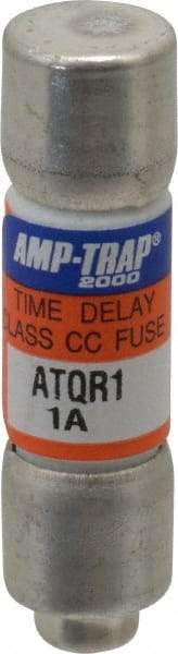 Ferraz Shawmut - 300 VDC, 600 VAC, 1 Amp, Time Delay General Purpose Fuse - Clip Mount, 1-1/2" OAL, 100 at DC, 200 at AC kA Rating, 13/32" Diam - Benchmark Tooling