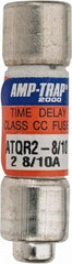 Ferraz Shawmut - 300 VDC, 600 VAC, 2.8 Amp, Time Delay General Purpose Fuse - Clip Mount, 1-1/2" OAL, 100 at DC, 200 at AC kA Rating, 13/32" Diam - Benchmark Tooling