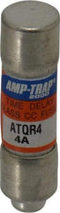 Ferraz Shawmut - 300 VDC, 600 VAC, 4 Amp, Time Delay General Purpose Fuse - Clip Mount, 1-1/2" OAL, 100 at DC, 200 at AC kA Rating, 13/32" Diam - Benchmark Tooling